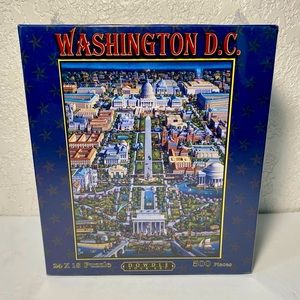 Washington D.C. 500 Piece 18x24 Jigsaw Puzzle “Paining America” Eric Dowdle Folk